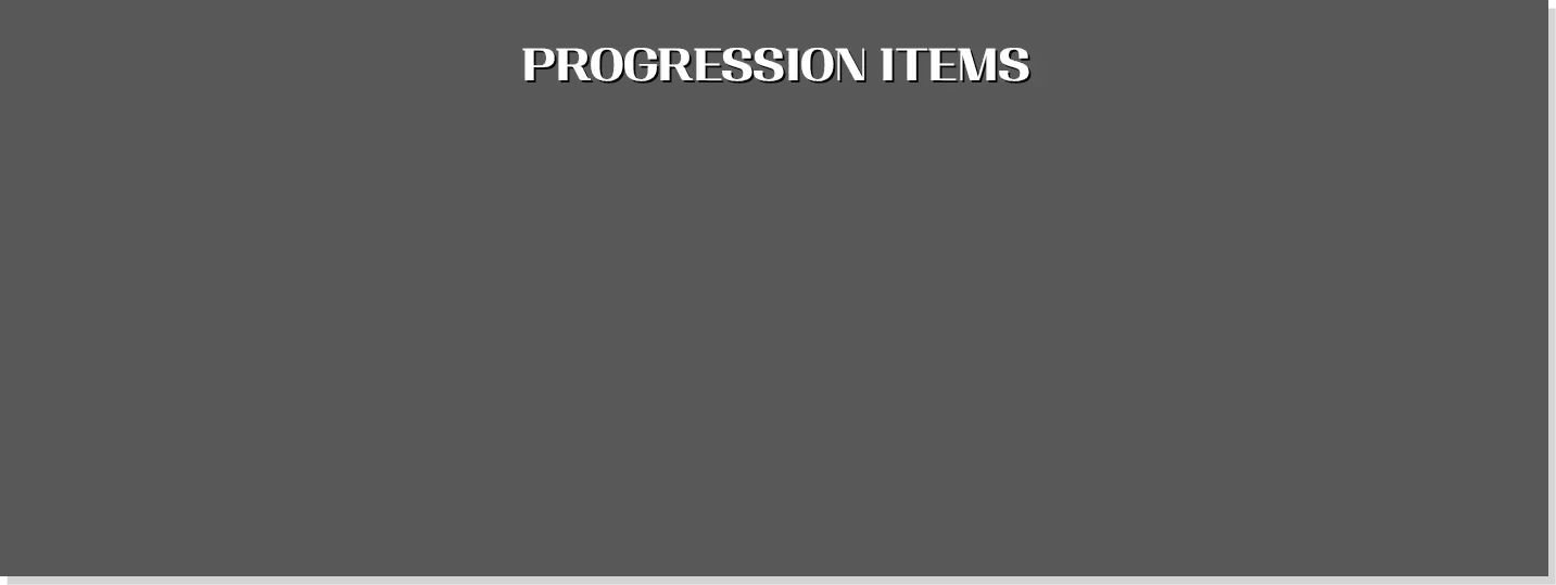 progression item list back frame