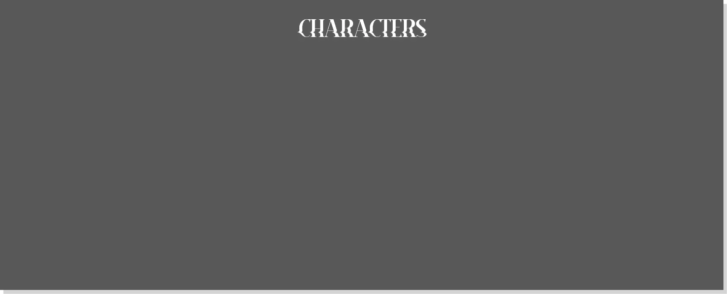 Character Cards back frame