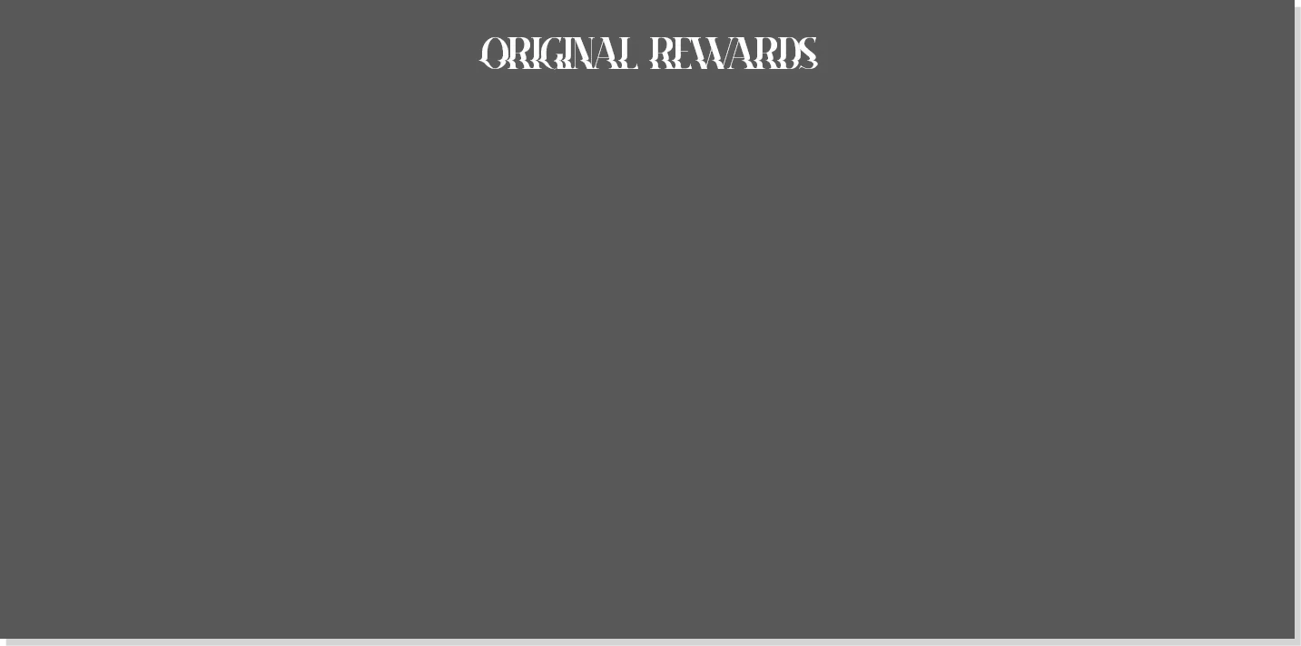 Original Rewards back frame